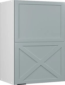 Szafka ścienna jasnoniebiesko-szary 50x34.1x72 fame-line