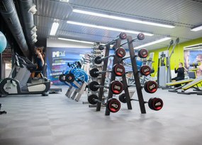 Płytka Fortelock Industry, 510,5 x 510,5 mm, grafit/skóra