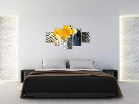 Obraz - Abstrakcyjna akwarela (125x70 cm)