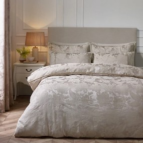 Jasnobrązowa pościel dwuosobowa żakardowa 200x200 cm Opulent Jacquard – Catherine Lansfield