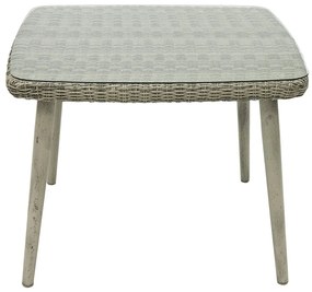 Zestaw rattanowy ogrodowy VICTORIA MINI 1+4 (szary)