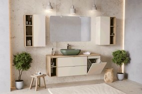 Kaszmirowa szafka łazienkowa z koszem na pranie H3-D96