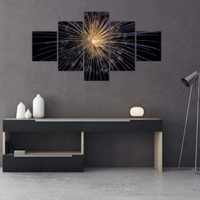 Obraz fajerwerków (125x70 cm)