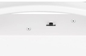 Biała lampa sufitowa LED ze ściemniaczem 49x64 cm Darvin – Trio
