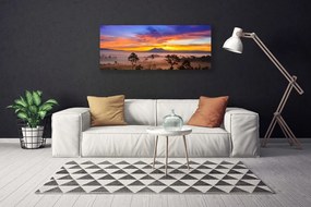 Fotoobraz na płótnie Tajemniczy Bór we Mgle