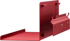 Metalowa półka ścienna Modern Joanne 40 cm, kolor czerwony