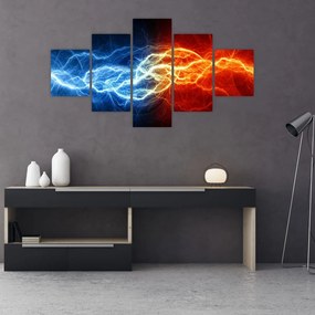 Obraz napięcia elektrycznego (125x70 cm)