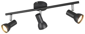 Czarna lampa punktowa ø 8 cm Cantar – Trio