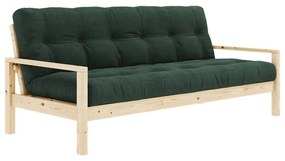 Ciemnozielona rozkładana sofa 205 cm Knob – Karup Design