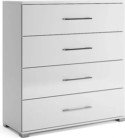 Biała komoda z 4 szufladami A6-B53