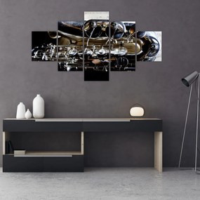 Obraz - Saksofon (125x70 cm)