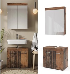 Zestaw mebli łazienkowych oldstyle 60x34x56 luna