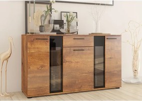 Meblościanka Salso biała witryny szafka rtv zestaw mebli do salonu