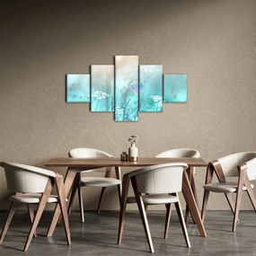 Obraz - Motyl w niebieskim (125x70 cm)