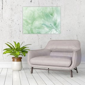 Obraz - Zielony kwiat (70x50 cm)