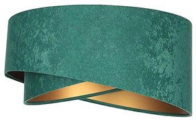 Uniwersalny klosz GALAXY E27 pr. 45 cm zielono-złoty