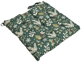 Pikowana poduszka Zielone Święta BożegoNarodzenia, 40 x 40 cm