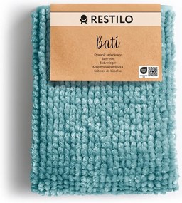 Turkusowy dywanik łazienkowy 70x120 cm Bati – Restilo