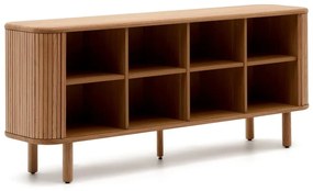 Komoda w dekorze jesionu z drzwiami przesuwnymi w naturalnym kolorze 180x75,5x40 cm Mailen – Kave Home