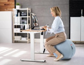 Ergonomiczna piłka do siedzenia ORBIX, niebieska