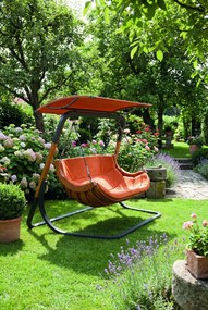 Dwuosobowy fotel ogrodowy z daszkiem Z8-A66