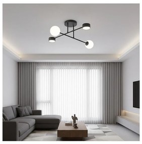 Przysufitowy żyrandol HOLON 2xG9/8W/230V + 2xGX53/12W czarny