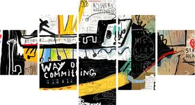 Obraz - Graffiti (125x70 cm)