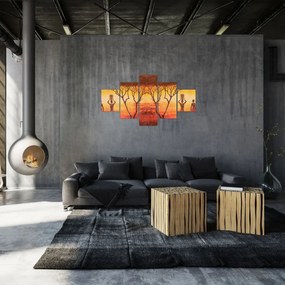 Obraz - Afrykańska sawanna (125x70 cm)