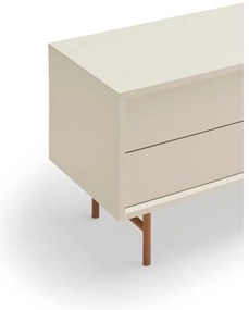 Ceglasto-beżowa szafka pod TV 180x56 cm Nube – Teulat