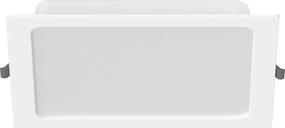 Mexen LDRR panel sufitowy downlight LED wpuszczany 22 x 22 cm, 18W, Zimna - 6500K, 1980 lm, biały - L211-022-1865-20