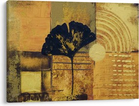 Obraz - Liść miłorzębu (70x50 cm)