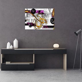 Obraz abstrakcji (70x50 cm)