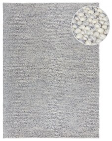 Jasnoniebieski dywan z mieszanki wełny tkany ręcznie 120x170 cm Minerals – Flair Rugs