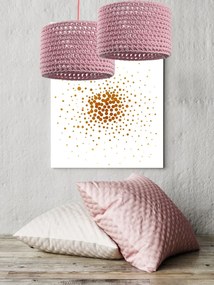 Lampa wisząca COTTON 25 różowa BPS KONCEPT
