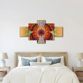 Obraz - Etno motyl (125x70 cm)