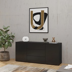 Komoda AURORA 140 cm do Salonu Sypialni Czarny