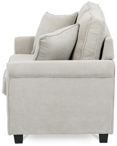 Dwuosobowa sofa ASB-4170 BGE2, manżestrowa, beżowa
