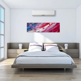 Obraz - różowo - niebieskie kolory (170x50 cm)