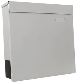 Rottner Skrzynka pocztowa na listy KENSINGTON inox, 370 x 370 x 105 mm, ze stali nierdzewnej