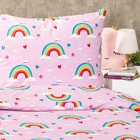 4Home Dziecięca pościel bawełniana Rainbow, 140 x200 cm, 70 x 90 cm, 140 x 200 cm, 70 x 90 cm