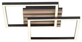 JUST LIGHT. 14053-79 - Oprawa sufitowa LED AKUSTIKA LED/15W/230V dąb/czarny