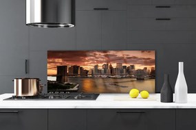 Panel Szklany Panorama Mostu Brooklińskiego