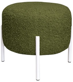 Pufa OLA LOFT ławka podnóżek metal biały Rolf14