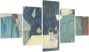 Obraz - Henri de Toulouse-Lautrec, A Corner of the Moulin de la Galette, reprodukcje (125x70 cm)