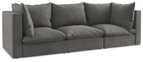 Ciemnoszara sofa 255 cm Manao – Makamii