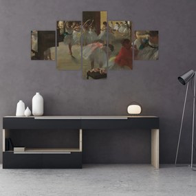 Obraz - Edgar Degas, The Dance Class, reprodukcje (125x70 cm)