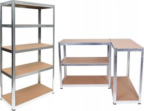Regał Magazynowy G7030 | Metalowy Stelaż 5 Półek | 70x30x150 cm