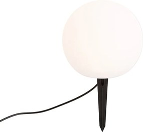 Nowoczesna lampa zewnętrzna 12V biała 20 cm z LED IP65 - Voltaire Luno