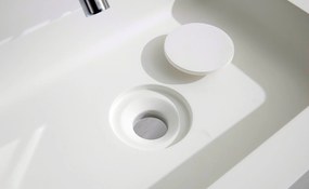 Podwójna umywalka wisząca BA8013 z odlewu mineralnego