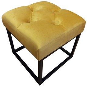 Pufa CHESTERFIELD LOFT ławka podnóżek metal MG15
